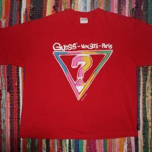 vintage 1990 guess tee